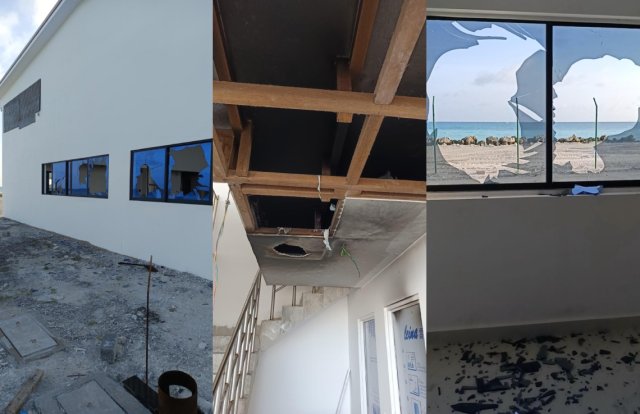 Magoodhoo gai hadhamundha airport ge fire station ah bayaku gellun dheefi