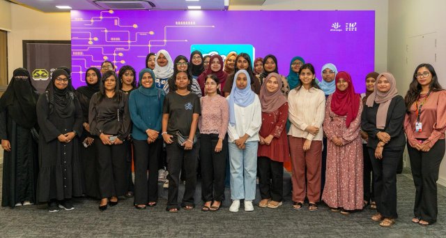 Dhiraagu aai women in tec maldives in gala to code male' edition fashaifi