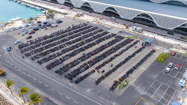 Hulhule gai vehicle park kurun MACL in manaa kurumun bodu thakuleefakah vejje