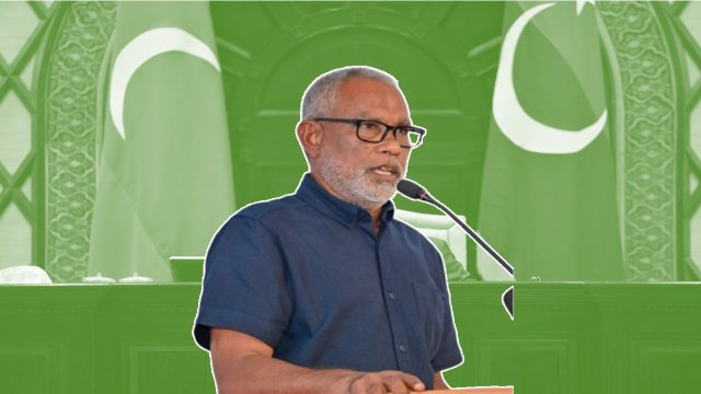 Council inthikhaabah fahu Majilis raees ge magaamun Abdul Raheem vakikuranee