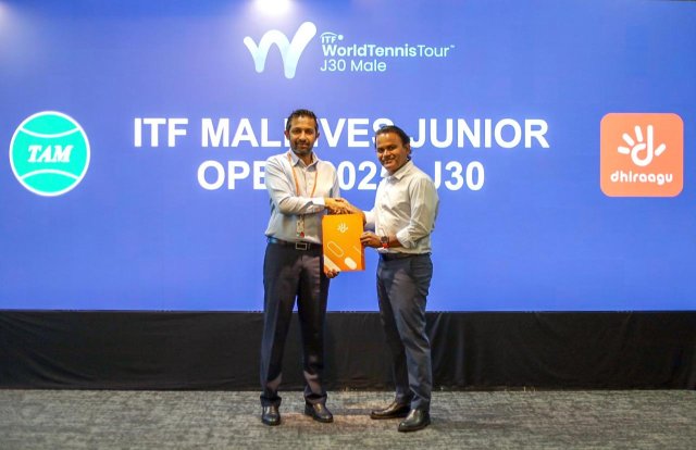 ITF maldives junior open ge main partner akah dhiraagu