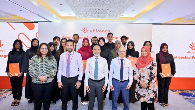 Dhiraagu apprentisship program gai baiverivumuge furusathu hulhuvaalaifi