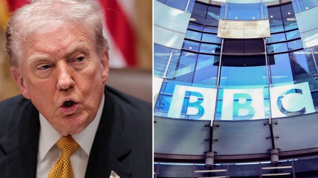 Trump ge aburu kathili kamah bune BBC ge mahchah 5 billion dollar hoadhan dhauvaa kuranee