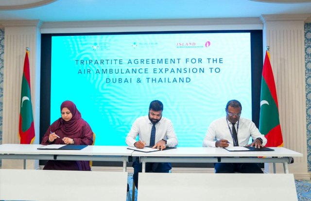 Thailand aai Dubai ah Air Ambulance fashan Maldivian aai eku soikohfi
