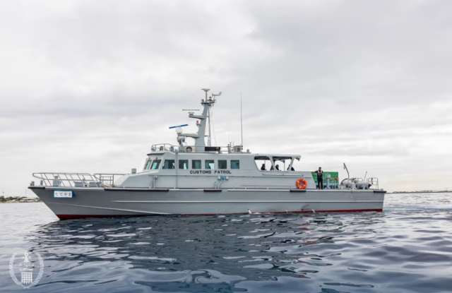 Japan in customs ah petrol boat eh hadhiyaa koffi