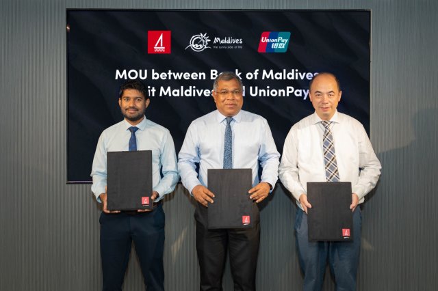 Raajje isthihaaru kuan china ge union pay aa eku ves ebbasvumeh