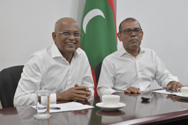 Party therey gai dhen baibaivumeh noannaane kamah Nasheed aai Solih vidhaalhuvejje