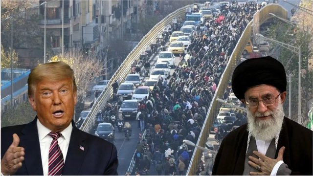 Iran gai kura muzahara thakai gulhigen Trump dhin inzaaru kuhverikuran govaaalaifi