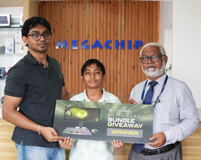 Dhiraagu aai megachip gulhigen dhey Alienware Gaming bundle ge naseebu veriyaa hovaifi