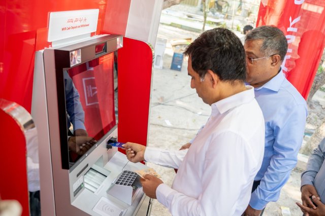 BML in thilafushi gai ATM ge hidhumaiy fashaifi