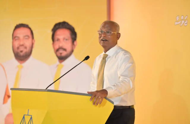 Raees Muizzu thinadhoo ah vadaigen dhekkevi vaahaka thah bilaahakah vejje: Solih