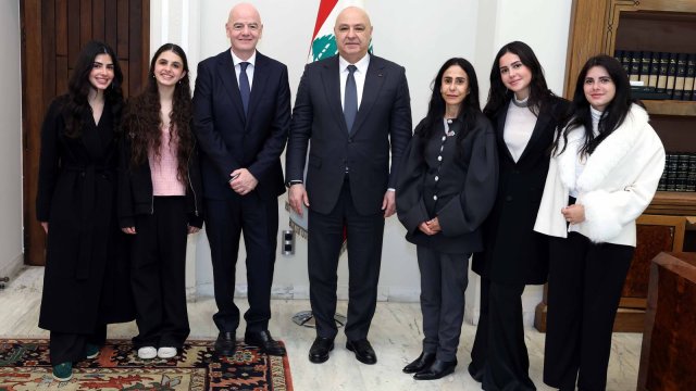 Lebanon ge passport libumun FIFA ge raees Infantino ufaa faalhukohfi