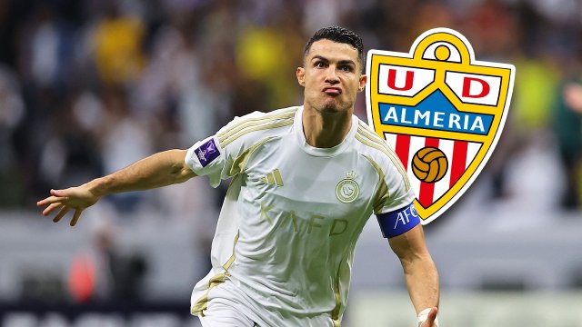 Cristiano Ronaldo Spanish Club Almeria club ge hissaa ganefi