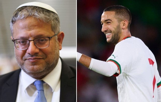 Morocco ge footboalha thari Hakim Ziyech ah Isarel in maruge inzaaru dheefi
