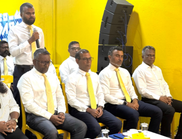 Yameen himeneyhen 3 raeesunaa eku masahkai kuran MDP in faaskoffi
