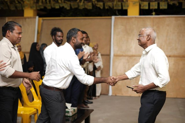 Nasheed chairperson kamah vaadhakurehvun rangalheh noon: Solih
