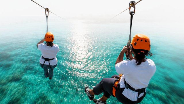 Zipline adventure give away ge naseebuverin iulaan koffi