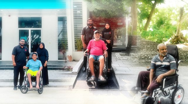 Bank of Maldives in ithuru 30 wheel chair hadhiyaa koffi