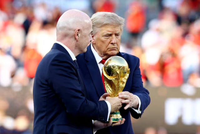World Cup final gai Trump aai Infantino stage ah erumun nuruhumuge adun mulhi stadium gugumaalaifi