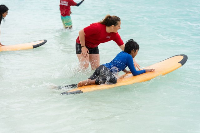 Raajjeyge furathama junior life gurd programe thulusdhoo gai fashaifi