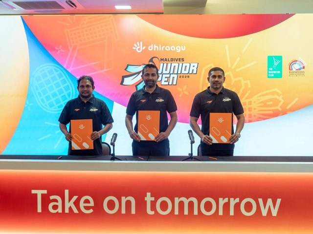 Dhiraagu junior open 13 december gai fashanee
