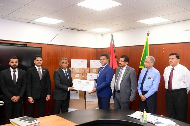 Lanka in Raajje ah 250,000 Rufiya ge asaasee beys hadhiyaa koffi