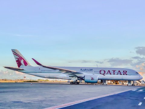 Qatar airways in raajje ah kuraa dhathuru thah ithuru kuranee