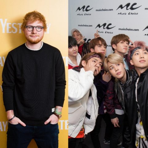 Ed Sheeran aai BTS  ekugai 2 vana lava akah thayyaaruvejje