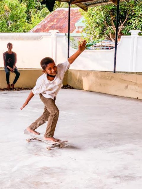 BML ge eheegai Gdh. Vaadhoo gai skate park eh hadhaifi