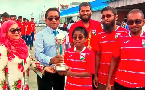 Gaumee joashaa eku Team ah hivvaru dhevvumah Raees Yameen edhivadaigenfi