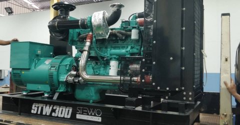 STELCO ge STEWO brandge furathama generator set Hangnaameedhoo ah