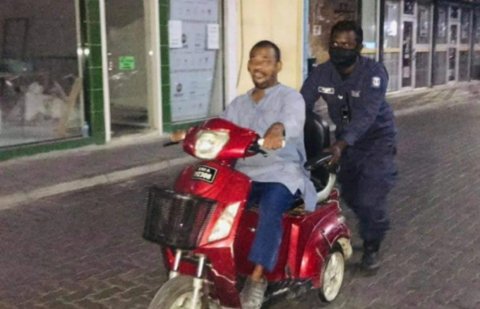 Khalidhu dhuvvi cycle gai car eh nujehey: Police