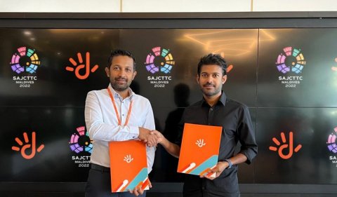 Dhekunu Asia ge junior TT championship ge digital partner akah Dhiraagu 