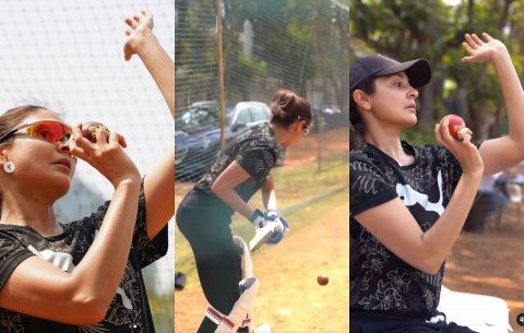 Anushka cricket training hadhanee