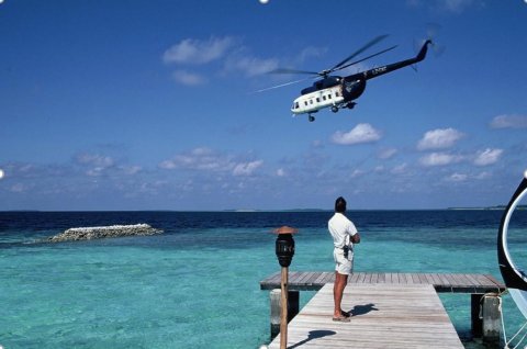 Raajjeygai helicopter operate kuraane bayaku hoadhanee