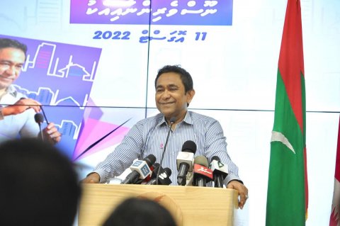 MDA aa eku coalition hadhaafaane kamuge ishaaraatheh Raees Yameen dhevvaifi