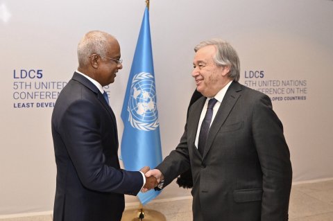 Raees Solih UN Secretary General aa bahdhalu kuravvaifi