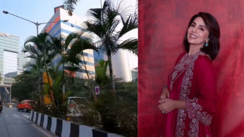 Neetu Kapoor Mumbai in agu bodu apartment eh ganefi