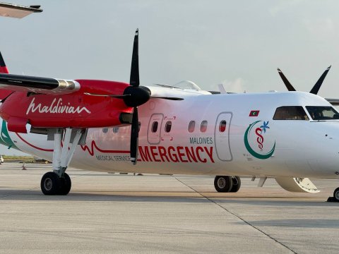 Air ambulance ge furathama dhathuru kuree Kulhudhuhfuttah