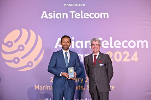 Asian telecom award Dhiraagu ah