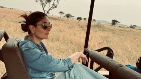 Kareena Kapoor aailaa aaeku Tanzania gai heydha kuri chuttee ge us alithah dhahkaalaifi