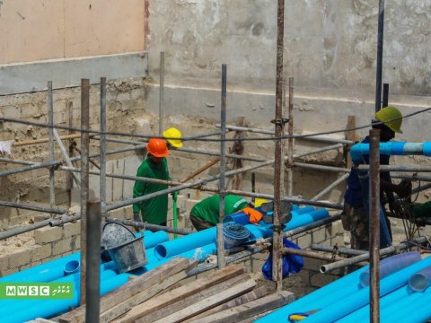 Hulhumale aai Male' ge fenuge viuga gulhaalan hadhaa pump station ge masaikah fashaifi