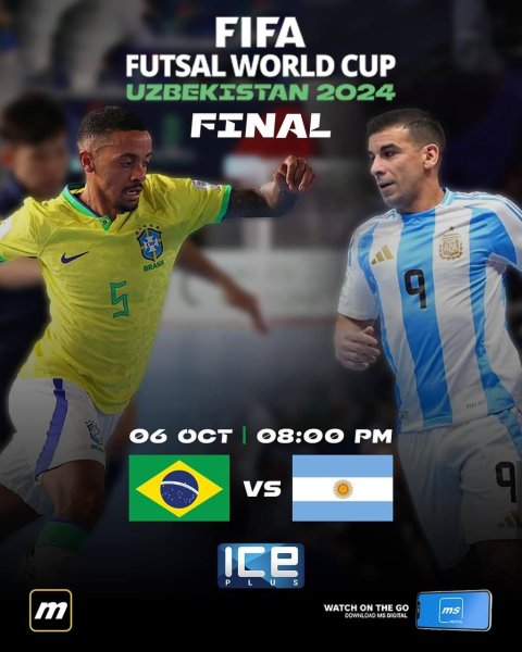 FIFA Futsal World Cup ge final mirey ICE PLUS in live koh balaaleveyne