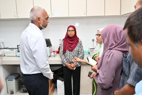 Ley alhaa faraiythakai aailaa thakun muzahara kurumun Raees Thalassemia center ah 