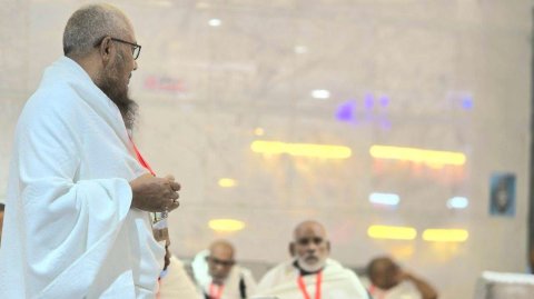 Dhivehi hurihaa hajjaajeen Mina gai, haalu rangalhu