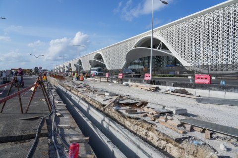 VIA ge aa terminal hulhuvaa rasmiyyaathah hurihaa raeesunnah dhauvathu dhenee