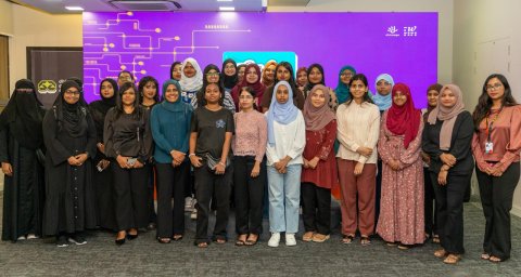Dhiraagu aai women in tec maldives in gala to code male' edition fashaifi