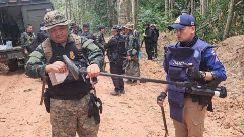 Mashrahu goasve, Thailand-Cambodia border gai hamala badhalu koffi