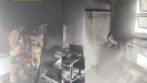 AC outdoor unit ehga roave, apartment akah bodethi gehlun thakeh