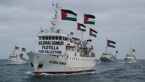 Flotilla ge hurihaa boat huttuvai 400 ahvure gina meehun Israel in hifahattaifi